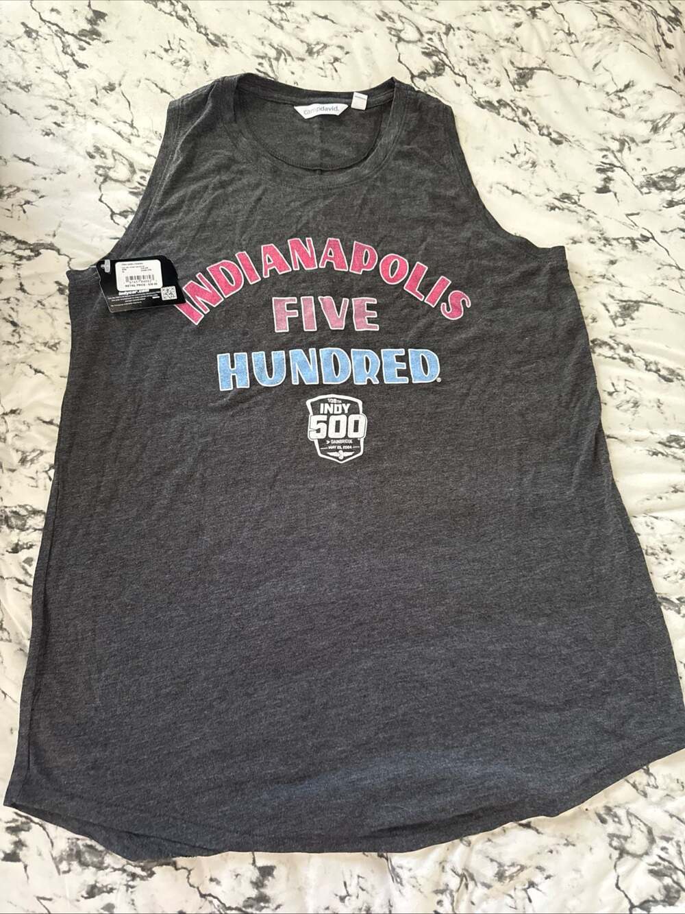 Camp David Indianapolis 500 Indy 500 Tank Top Size M